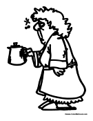 Woman with Coffee