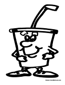 Cartoon Soda Drink