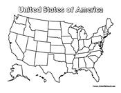 2 Page United States Map United States of America Map