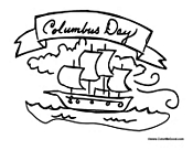 Columbus Day on the Sea