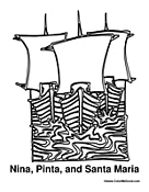 Nina, Pinta, and Santa Maria