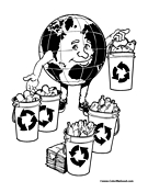 Earth Day Coloring Page 5
