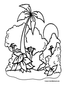 Trees Coloring Page 13