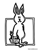Easter Bunny with Basket