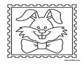 Easter Bunny Stamp