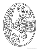Easter Egg Coloring Page 3