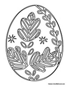 Easter Egg Coloring page 7