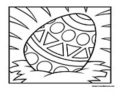 Giant Easter Egg for Coloring