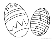 Two Large Easter Eggs