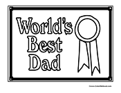 World's Best Dad Award