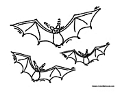 Three Scary Bats