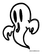Ghost Coloring Pages