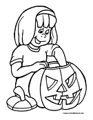 Halloween Coloring Page