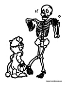 Halloween Skeleton Scary