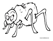 Spider Coloring Page 6
