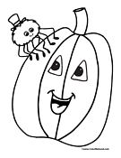 Spider Coloring Page 7