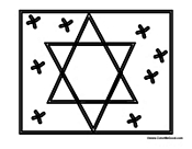 Star of David to Color