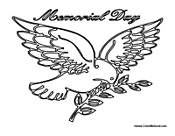 Memorial Day Dove