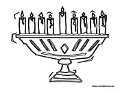 Menorah Jewish Holiday