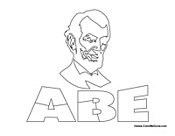 Honest Abe Coloring