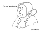 George Washington Coloring Page