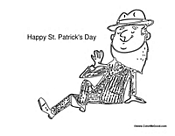Happy St. Patrick's Day Man