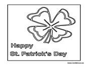 St. Patrick's Day Clover Poster