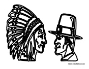 Pilgrim and Native American