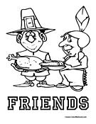 Thanksgiving Coloring Page 4