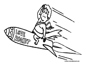 Cupid Coloring Page 2