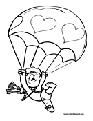 Cupid Coloring Page 8