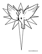 Dove Coloring Page 8