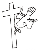 Dove Coloring Page 11