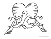 Doves with a Heart