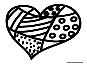 valentines day art heart