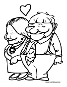 Love Coloring Page 10 Couple in Love