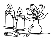 Rose Coloring Page 6