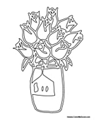 Valentine's Day Rose Vase