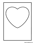 Blank Valentines Day Card
