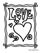 love valentine card