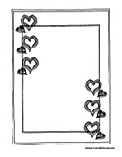 Heart Writing Paper Activity