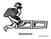 Man Playing Harpsichord
