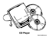 CD Player with Discs