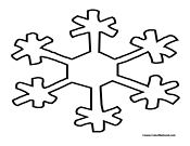 Snowflake Coloring Page 13