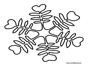 Snowflake Coloring Page 20