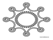 Snowflake Coloring Page 25