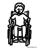 Young Boy in a Wheelchair