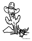 Cactus with Cowboy Hat
