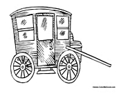 Old West Horse Carriage