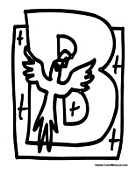 Bird Alphabet - Letter B